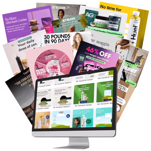 500 Proven, High-Converting Ad Templates
