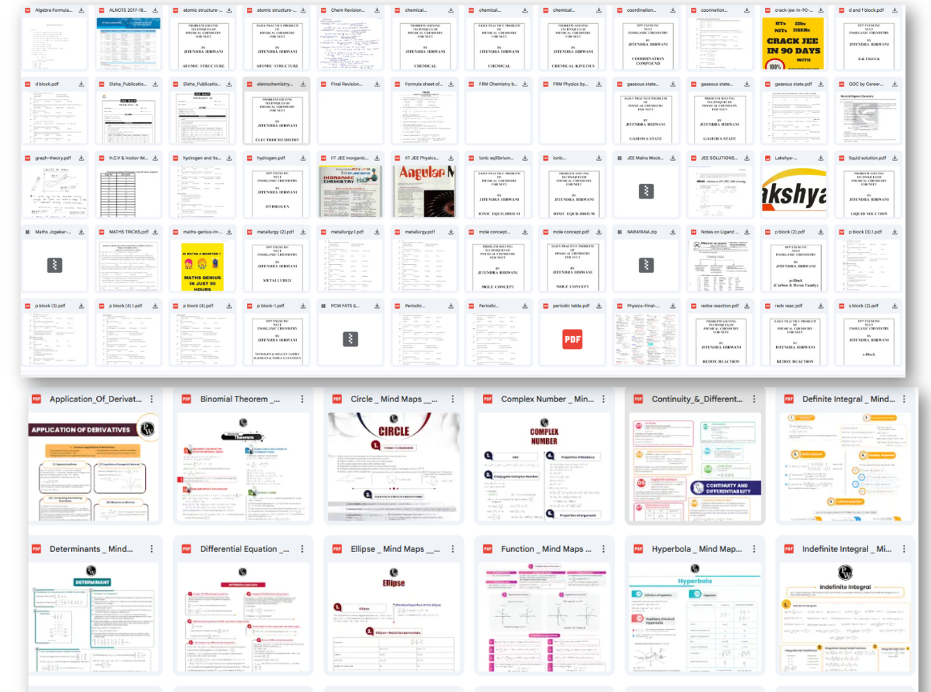 PYQ and mock test files